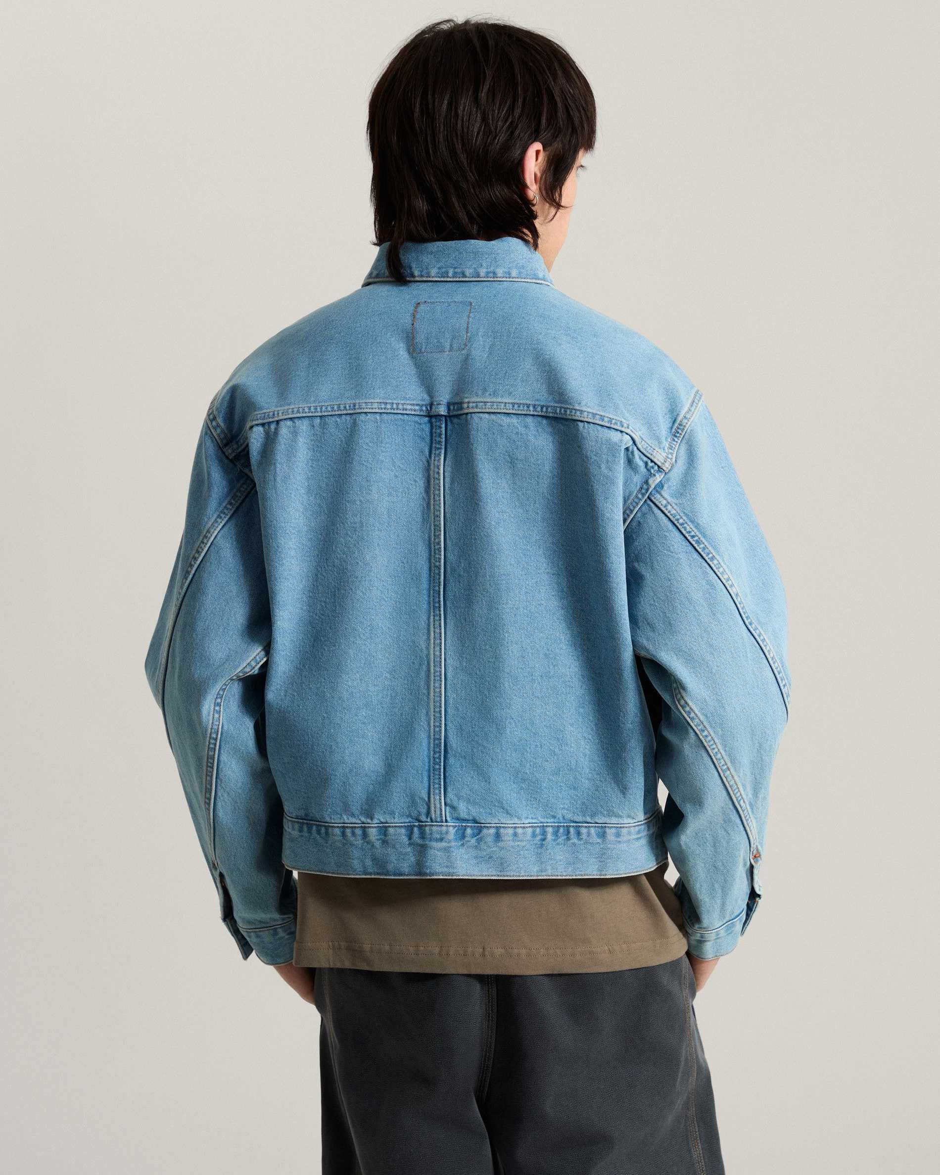 Resim CHECK 5 DENIM TRUCKER CEKET