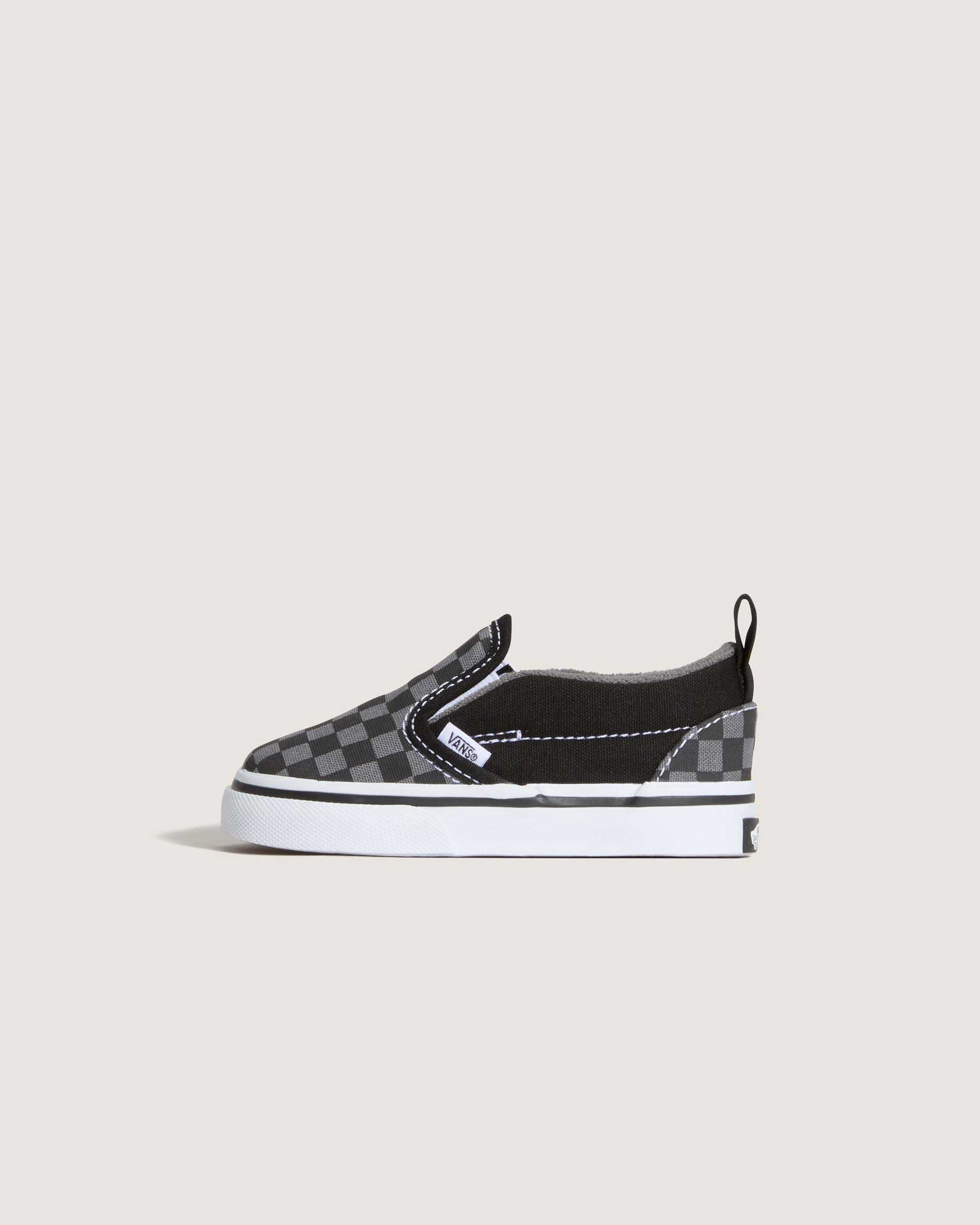 Resim KÜÇÜK ÇOCUK CHECKERBOARD SLIP-ON CIRTCIRTLI AYAKKABI (1-4 YAŞ)