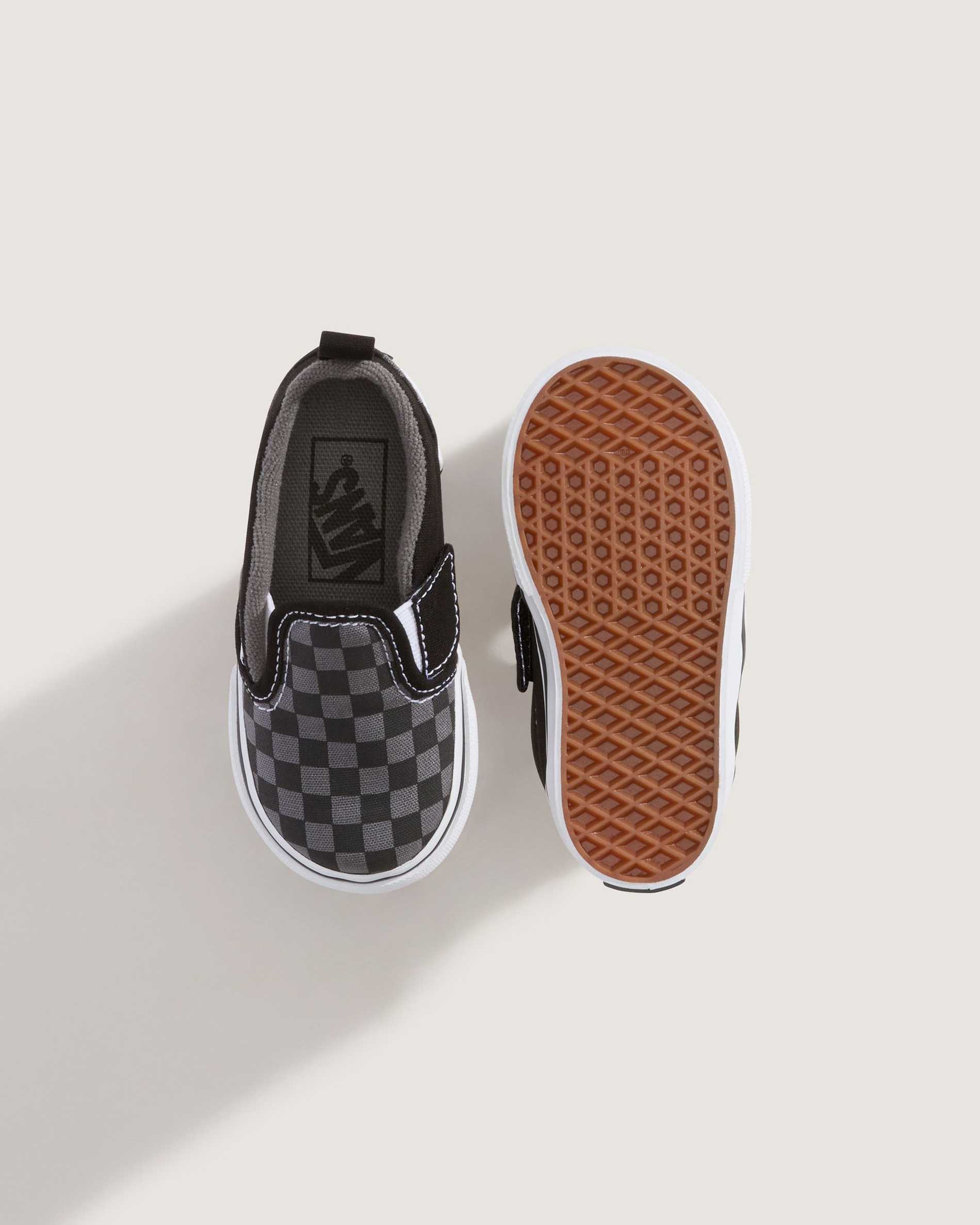 Resim KÜÇÜK ÇOCUK CHECKERBOARD SLIP-ON CIRTCIRTLI AYAKKABI (1-4 YAŞ)