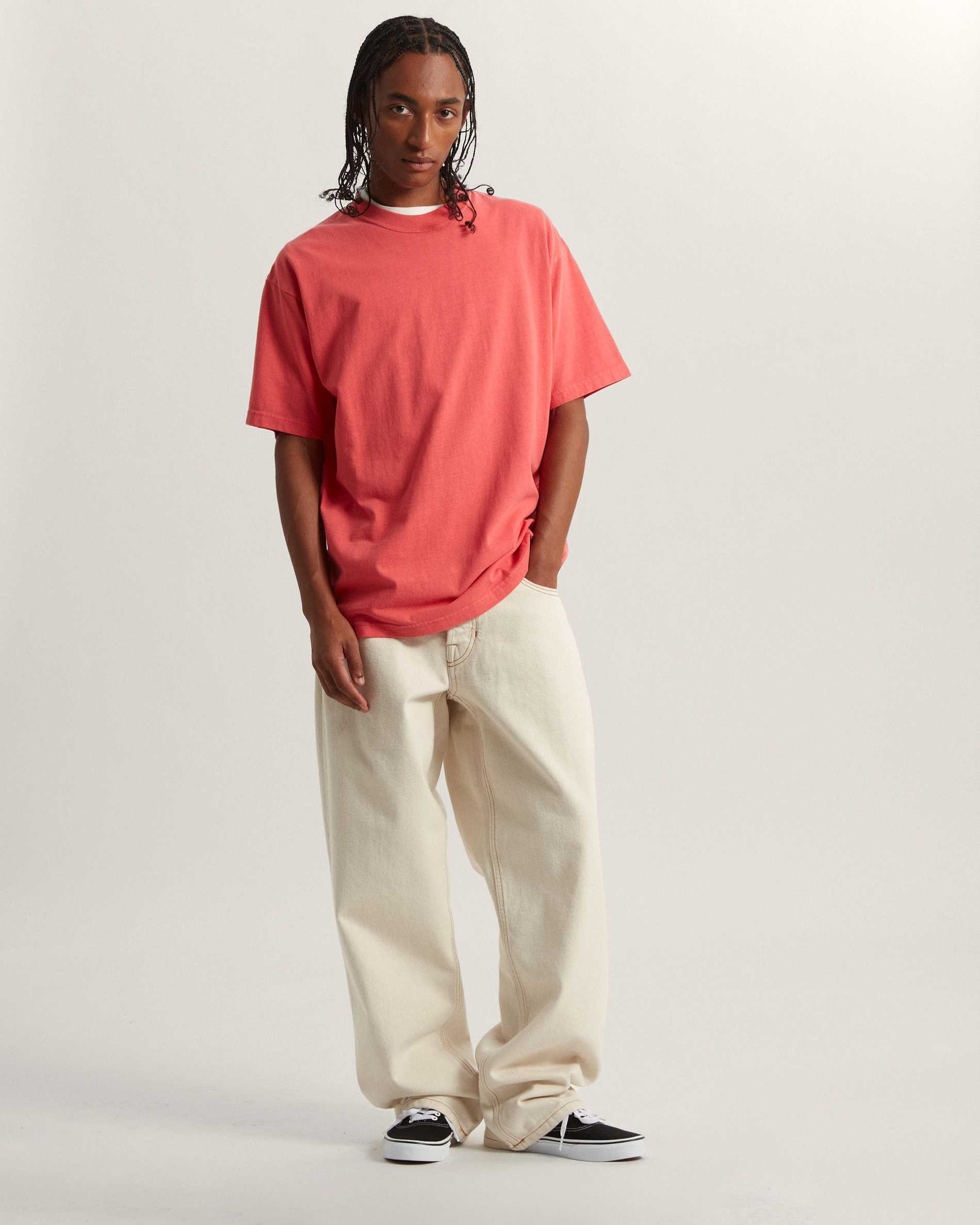 Resim PREMIUM CHECK-5 LOOSE DENIM PANTOLON