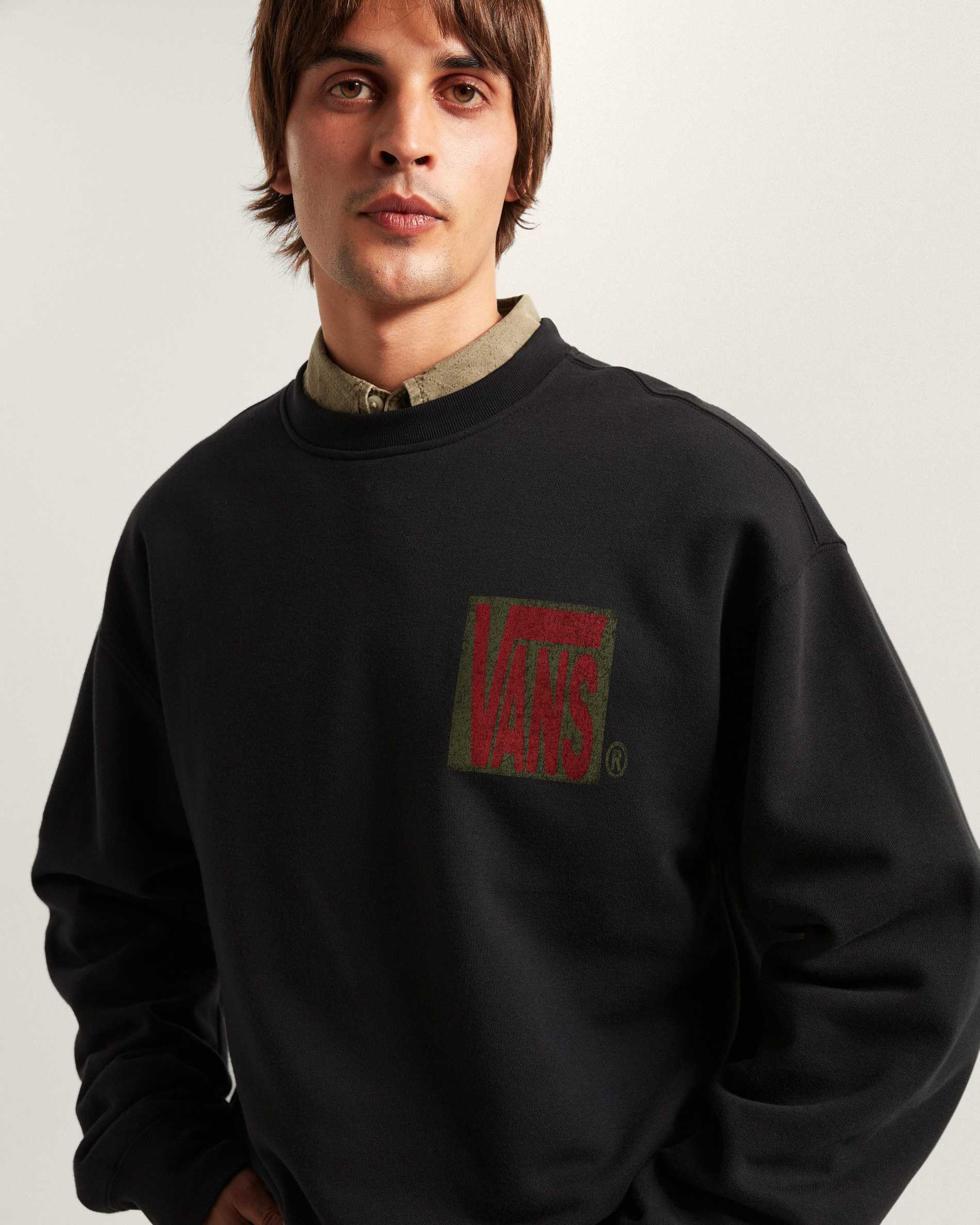 Resim STRETCH STACK CRACKLE SWEATSHIRT
