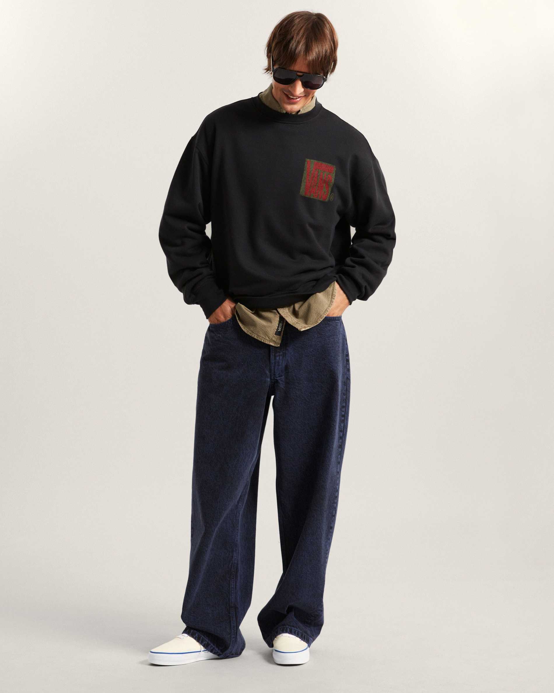 Resim STRETCH STACK CRACKLE SWEATSHIRT
