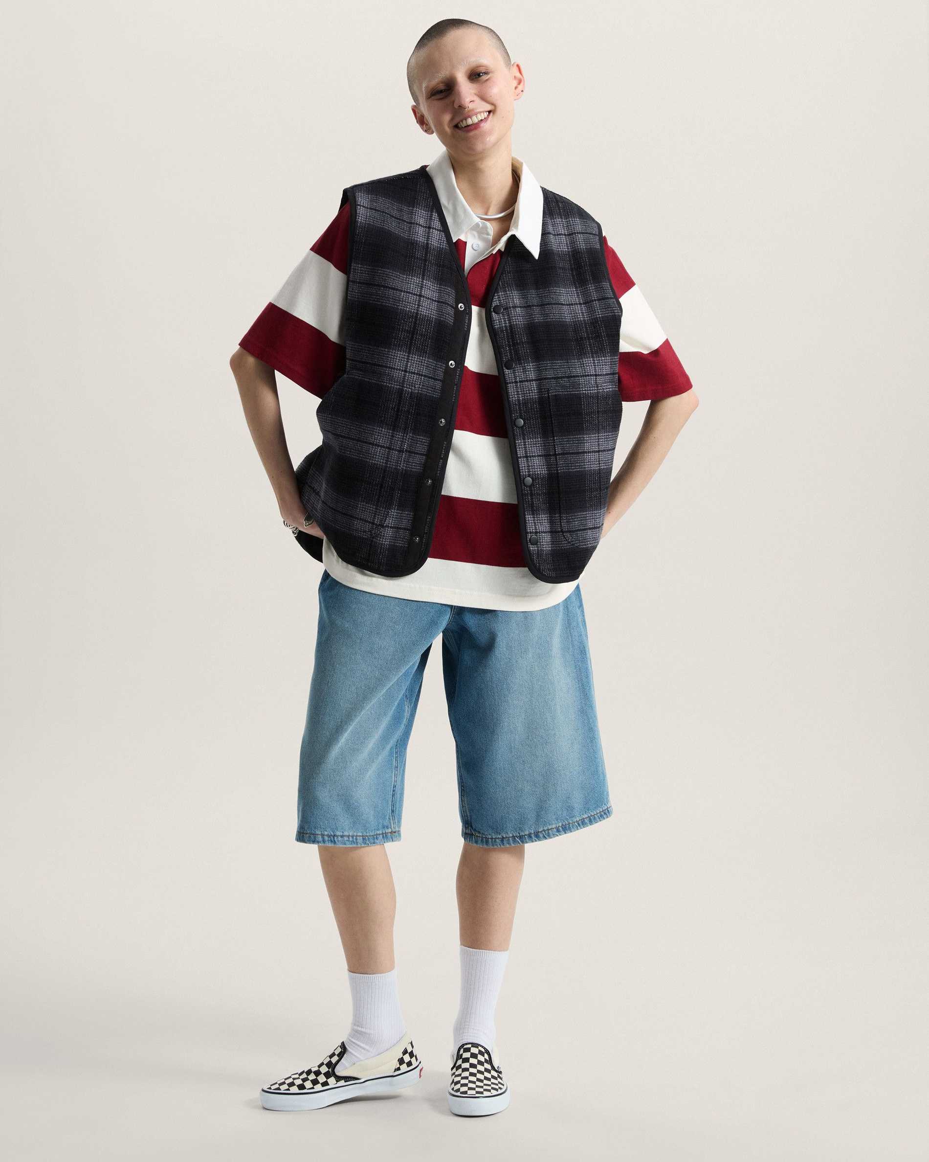 Resim CINCHED CHECK 5 BAGGY ŞORT