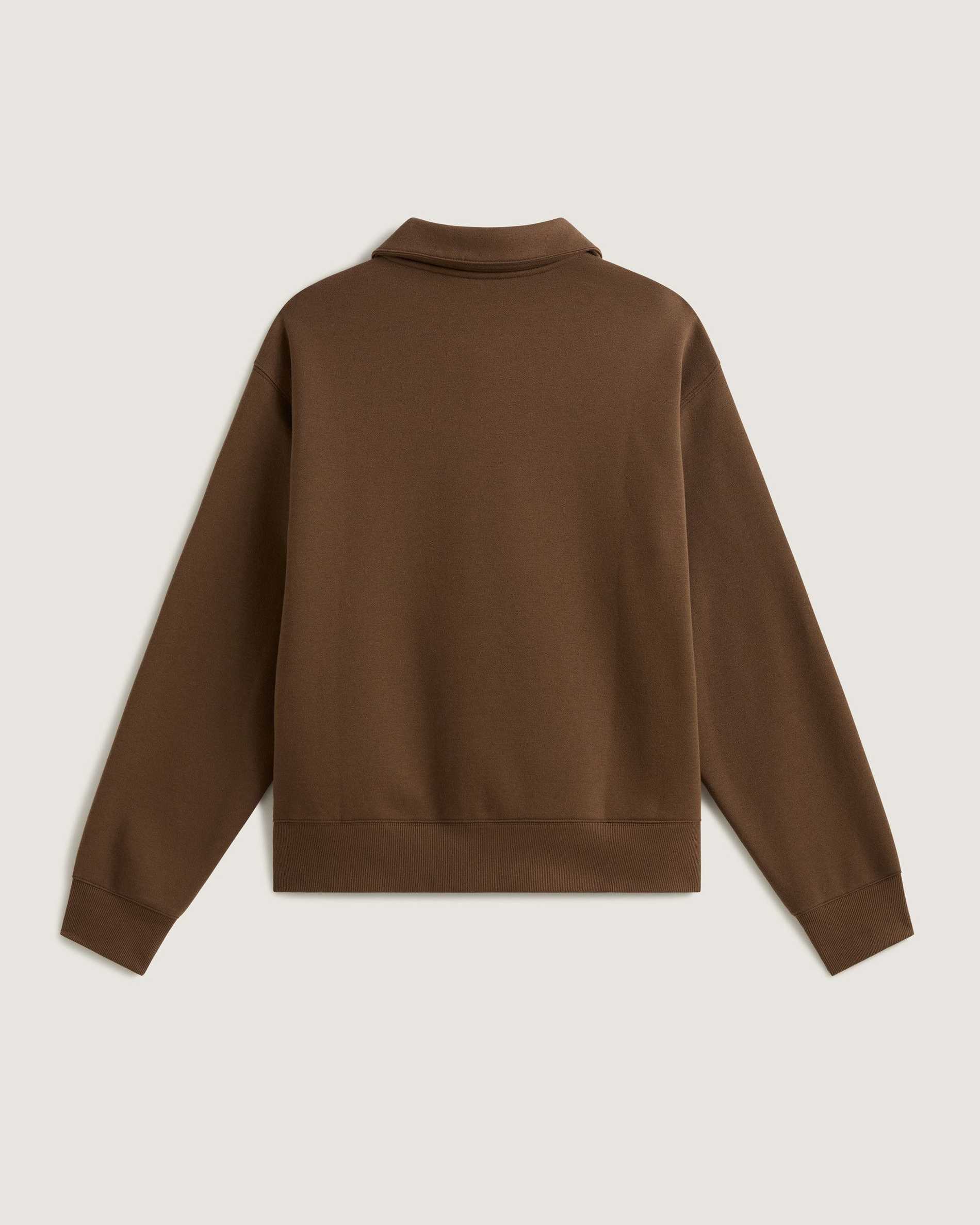 Resim POLO YAKA FLEECE SWEATSHIRT