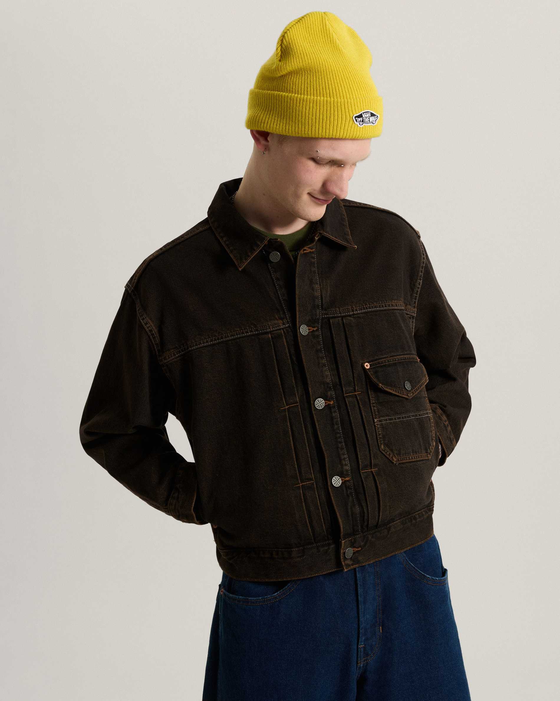 Resim CHECK 5 DENIM TRUCKER CEKET