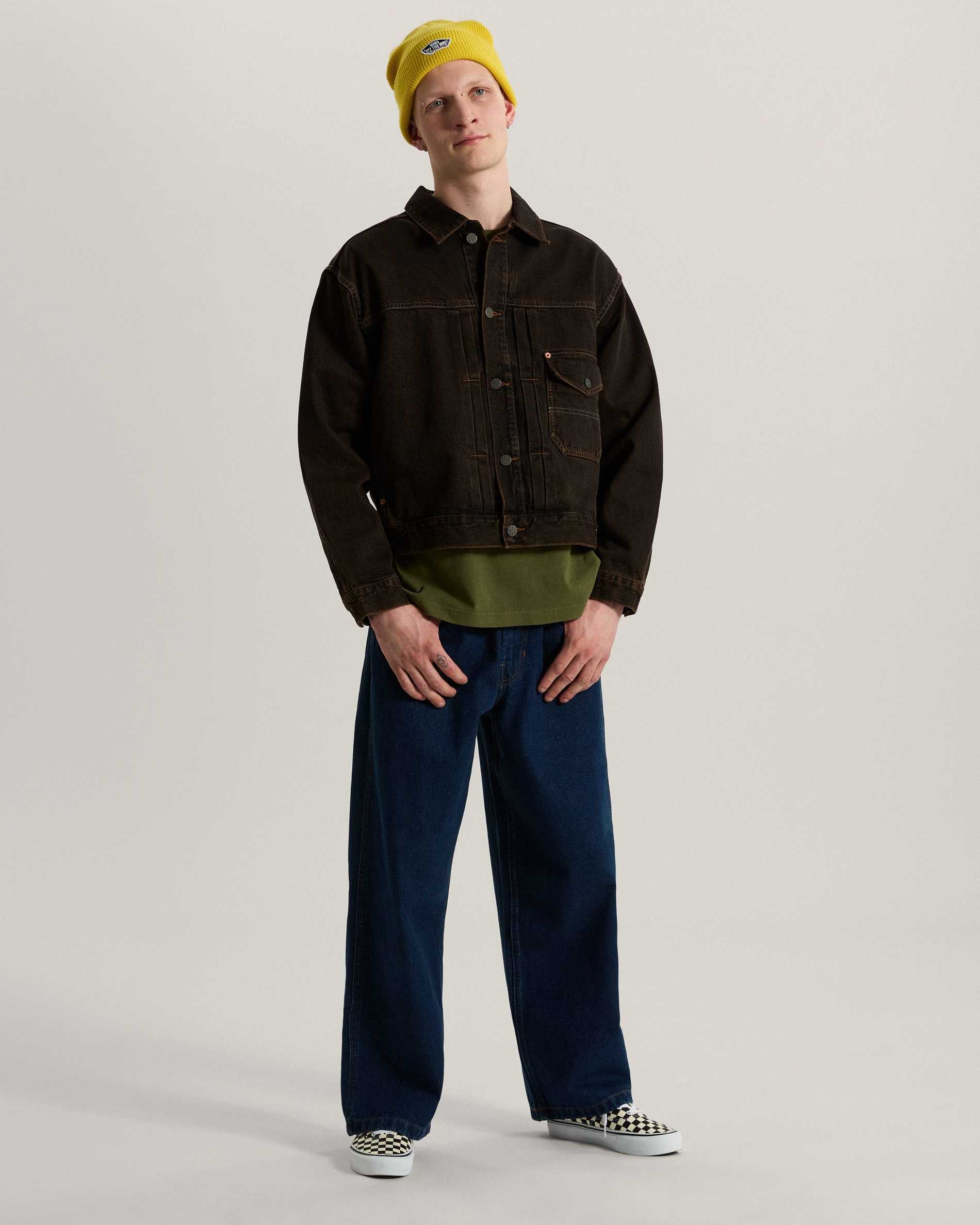 Resim CHECK 5 DENIM TRUCKER CEKET