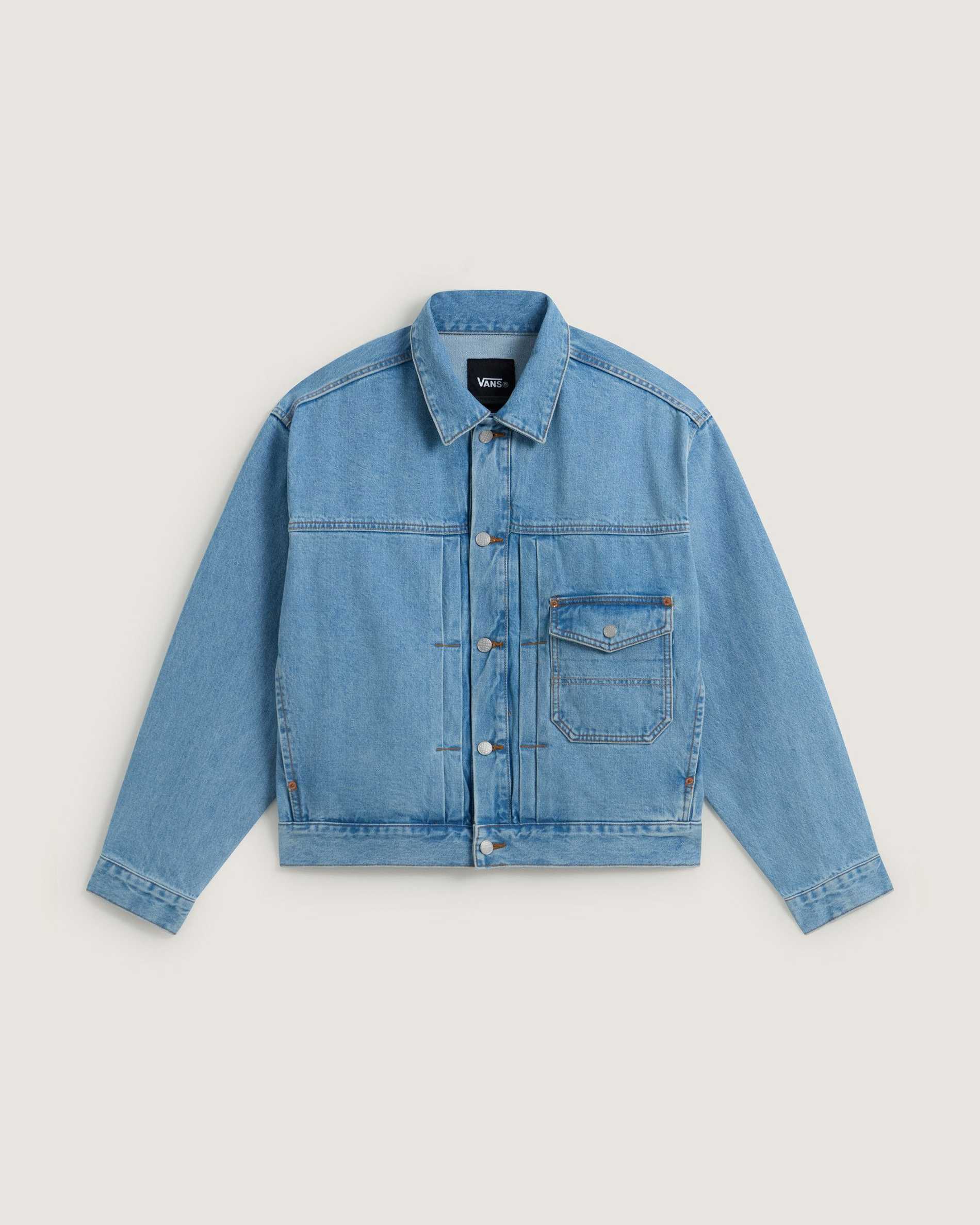 Resim CHECK 5 DENIM TRUCKER CEKET