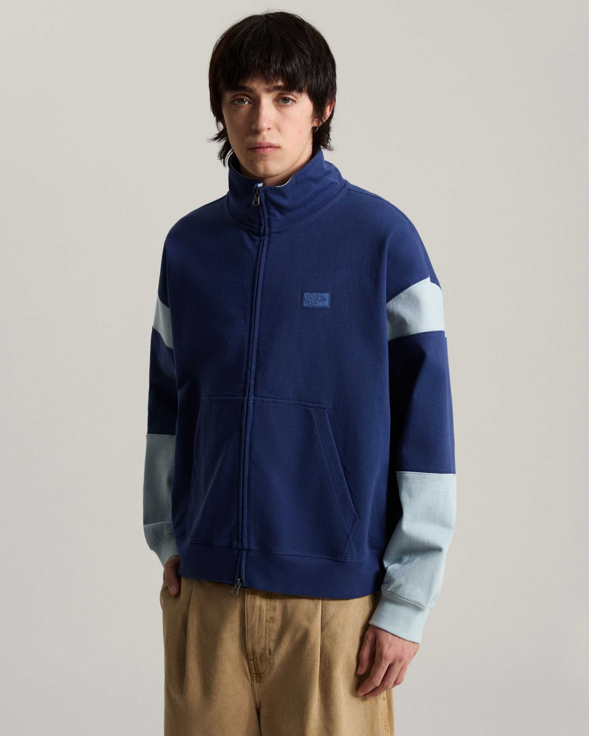 Resim RETRO SPORT MOCK NECK FERMUARLI SWEATSHIRT