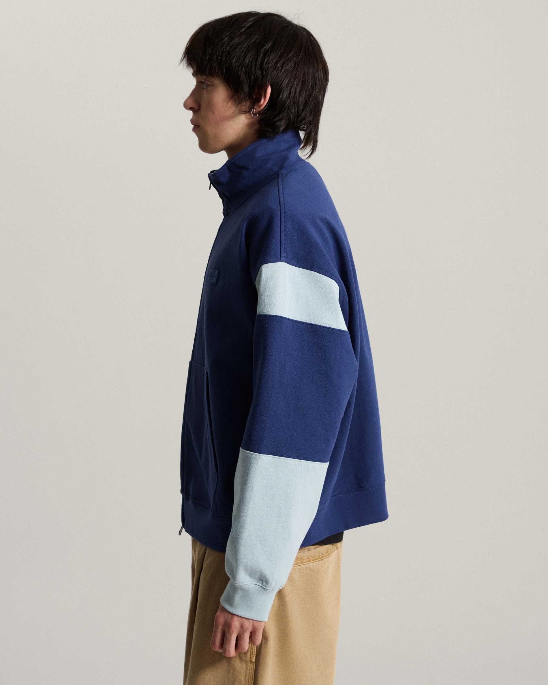 Resim RETRO SPORT MOCK NECK FERMUARLI SWEATSHIRT