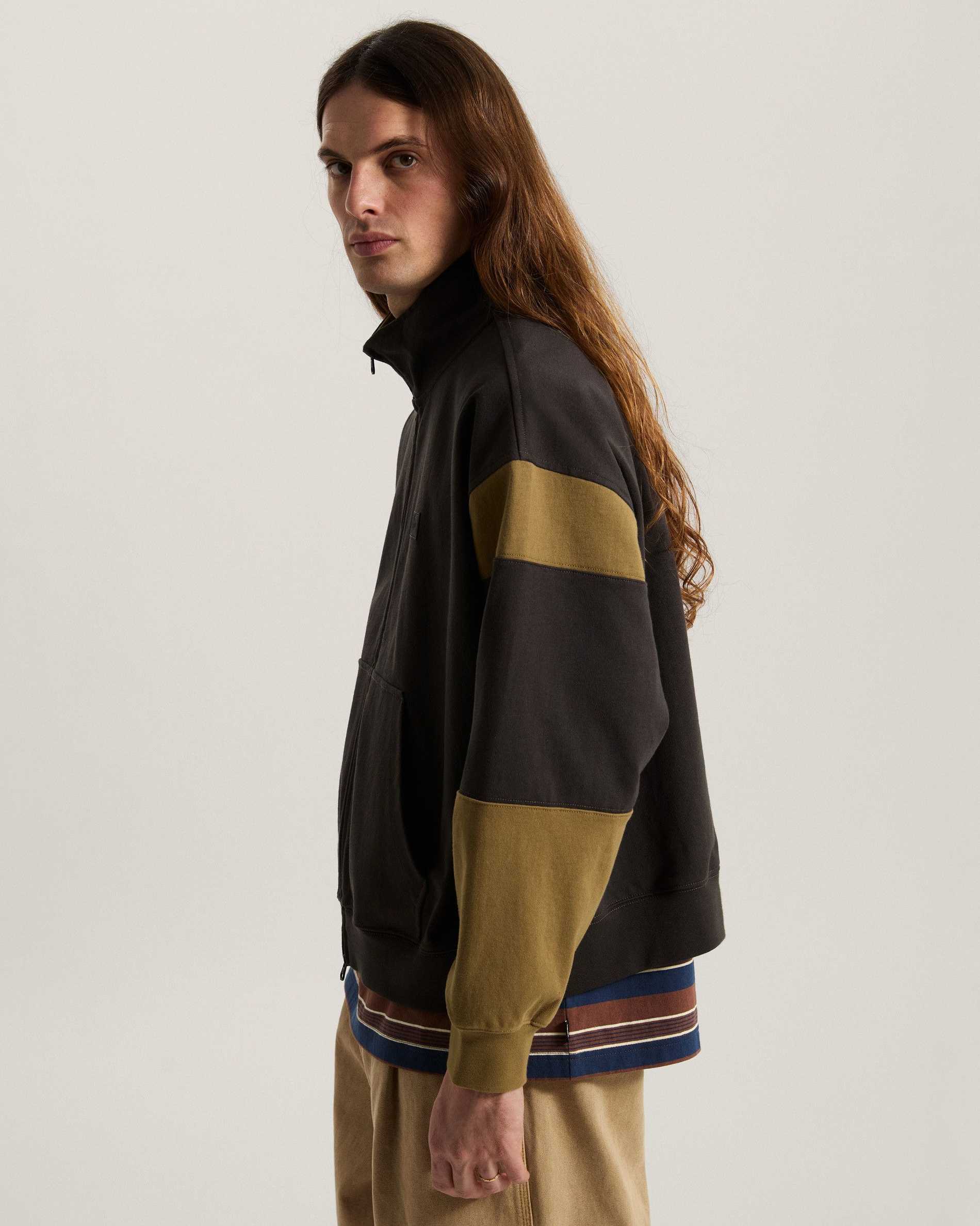 Resim RETRO SPORT MOCK NECK FERMUARLI SWEATSHIRT