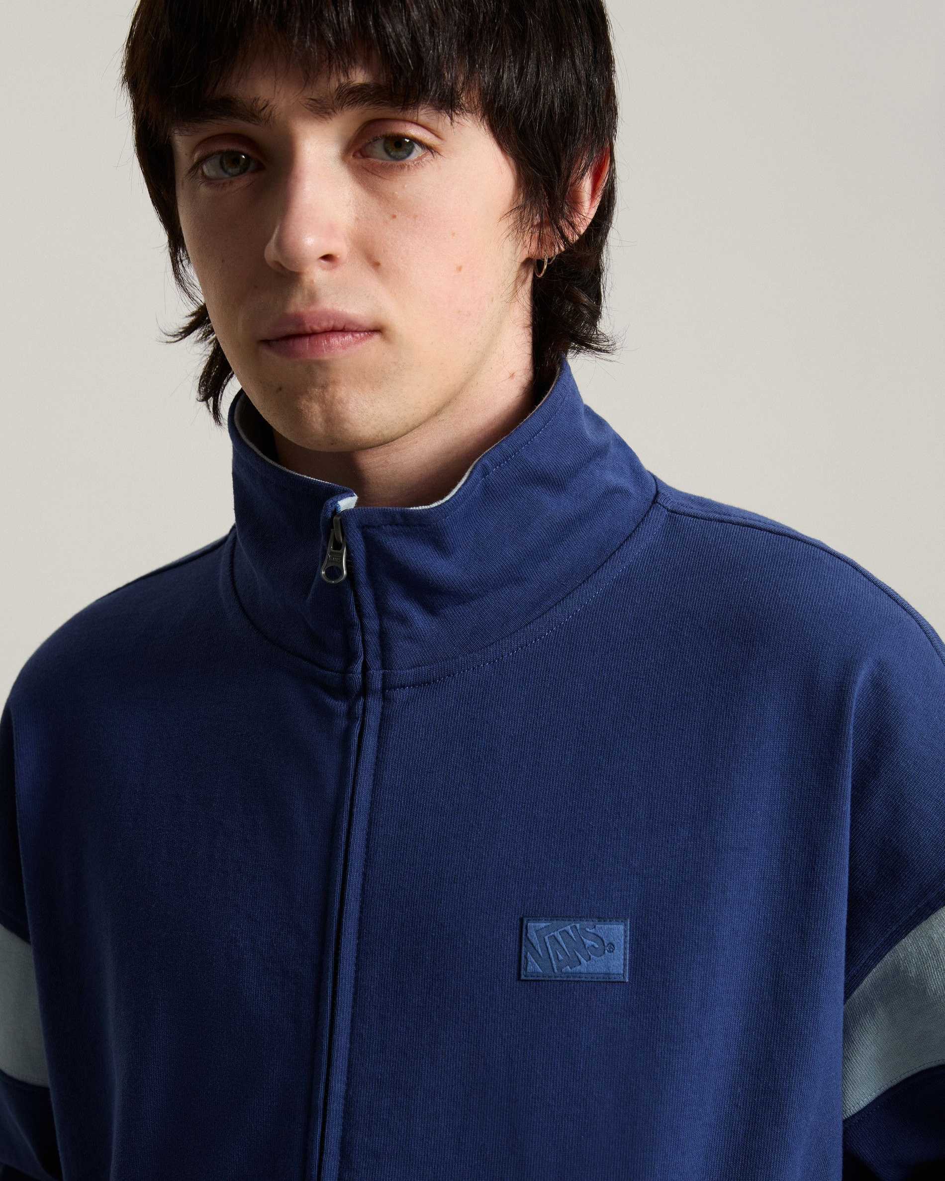 Resim RETRO SPORT MOCK NECK FERMUARLI SWEATSHIRT