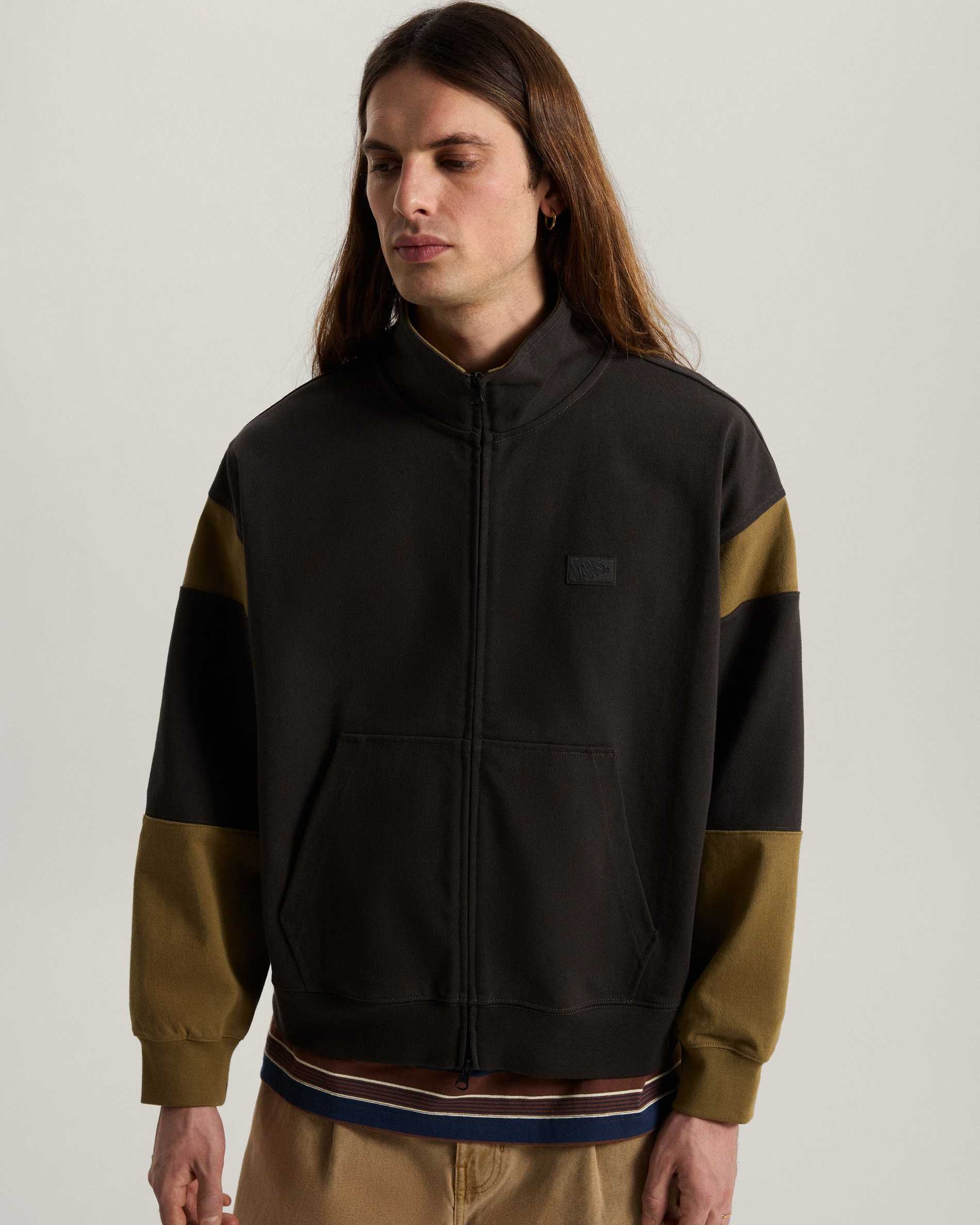Resim RETRO SPORT MOCK NECK FERMUARLI SWEATSHIRT