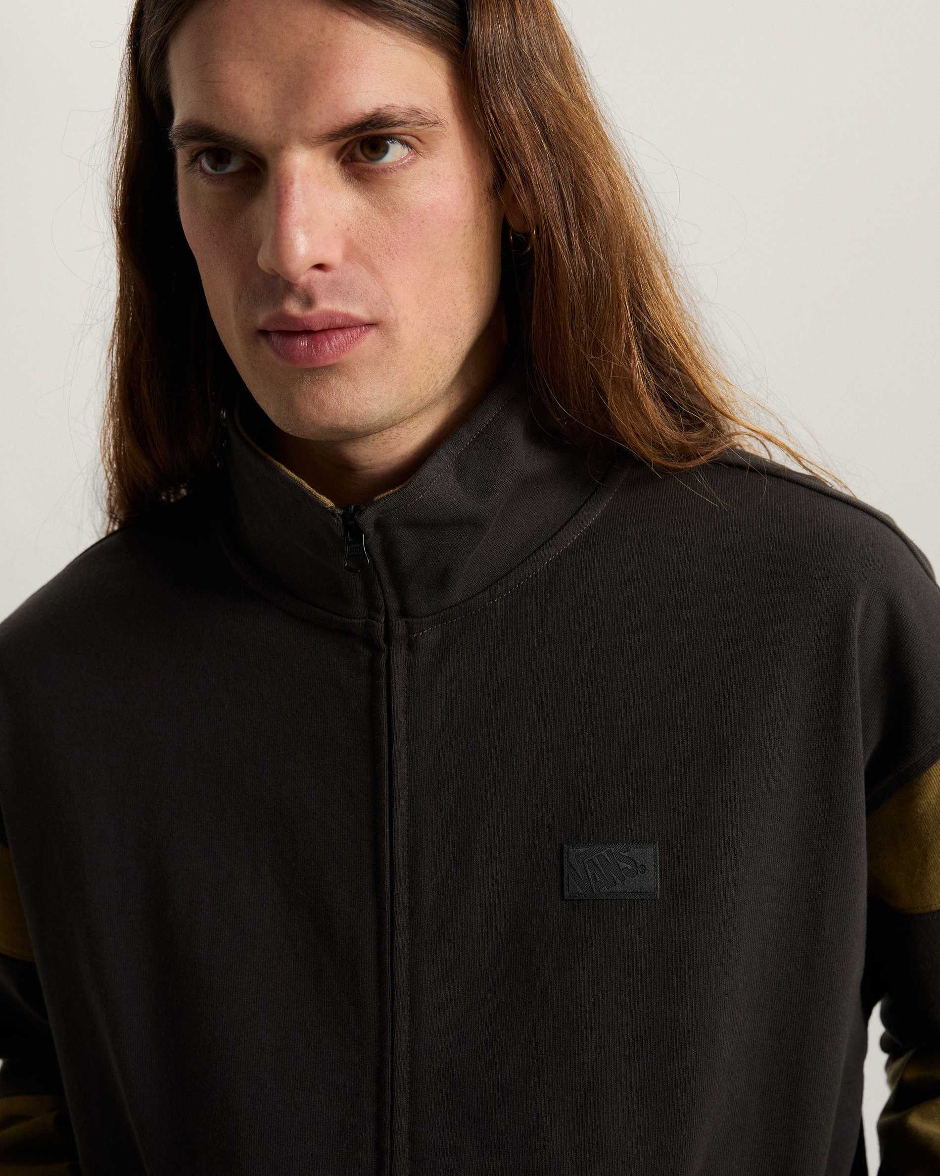 Resim RETRO SPORT MOCK NECK FERMUARLI SWEATSHIRT