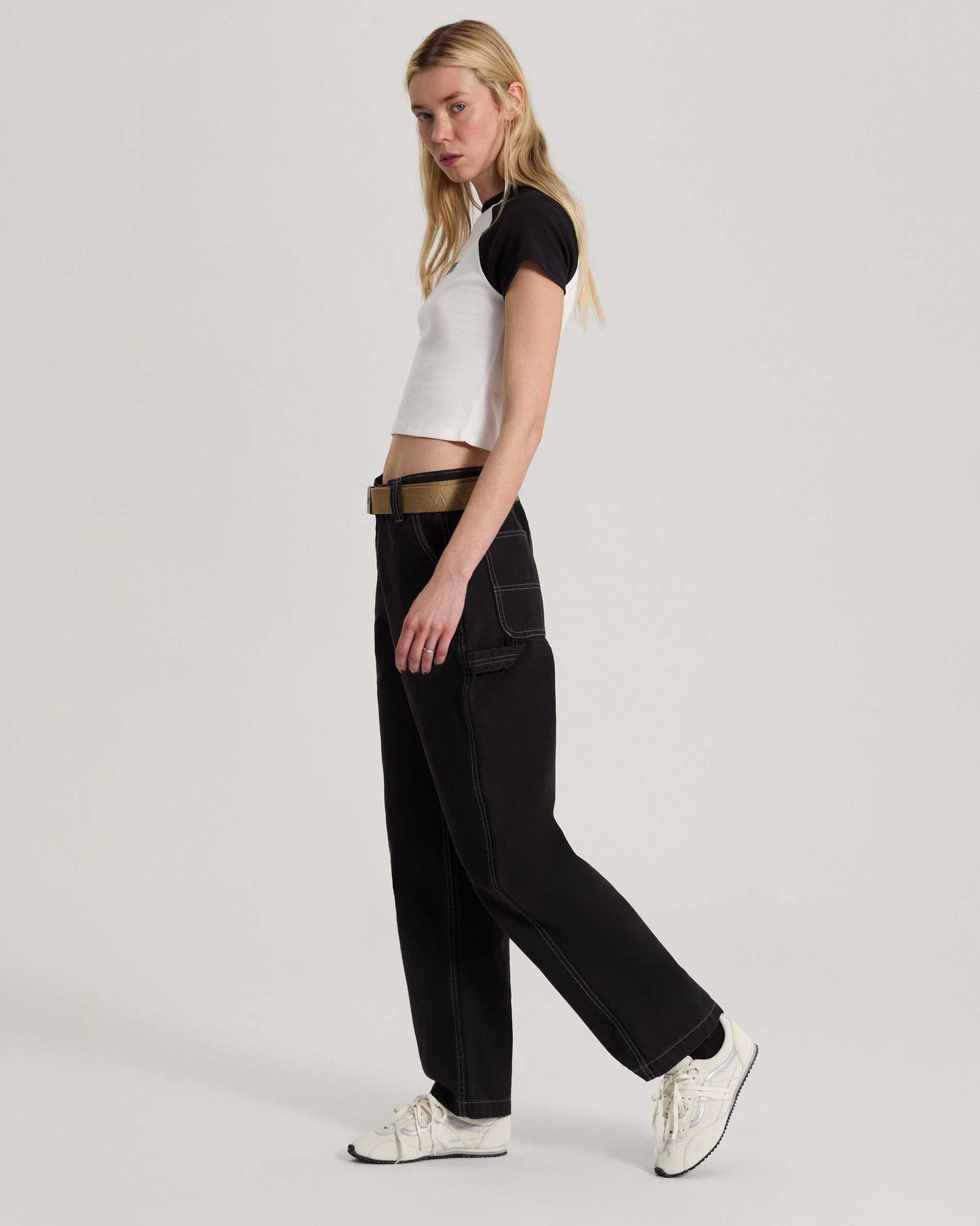 Resim CHORE MID RISE STRAIGHT PANTOLON