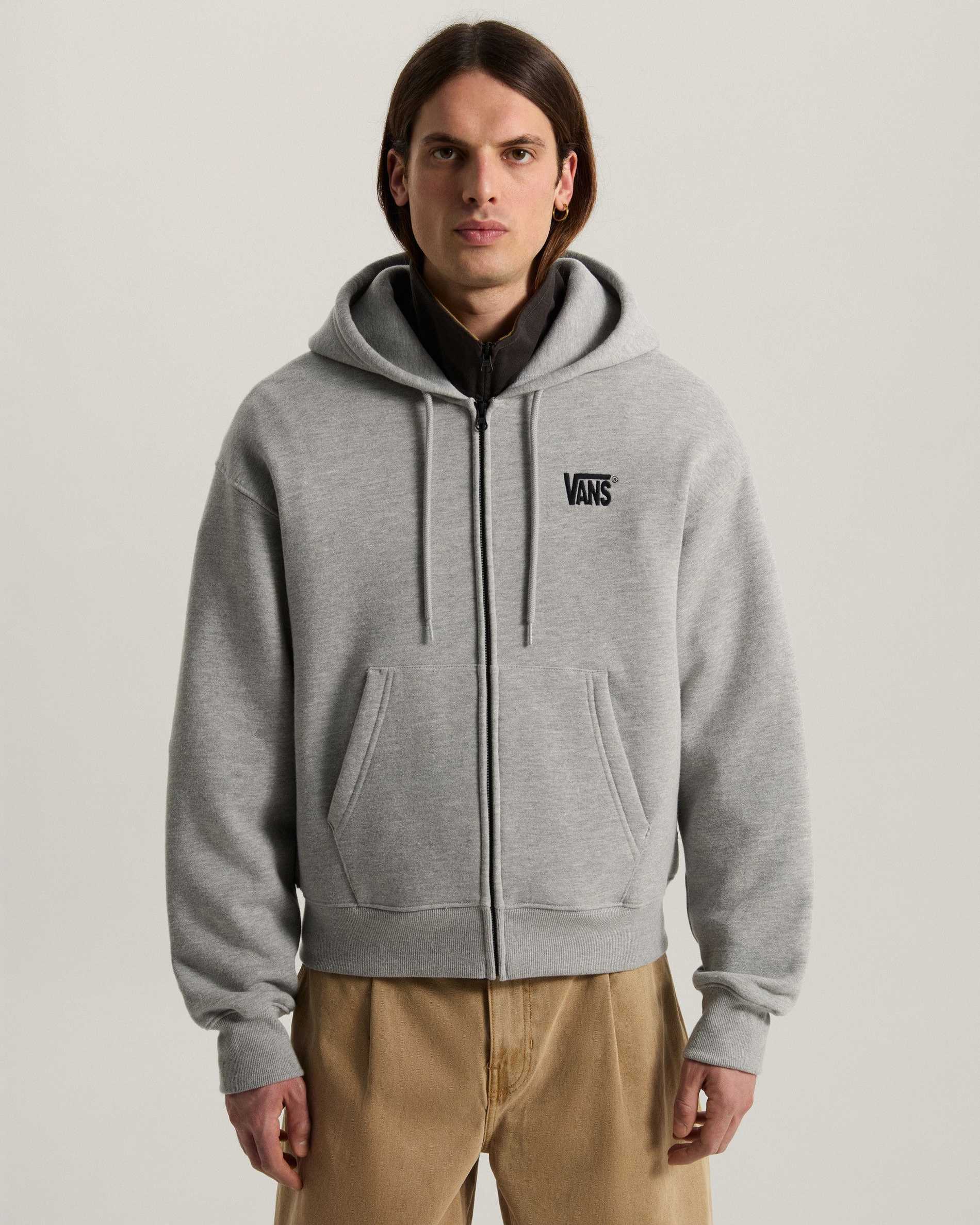 Resim STRETCH LOGO FERMUARLU SWEATSHIRT