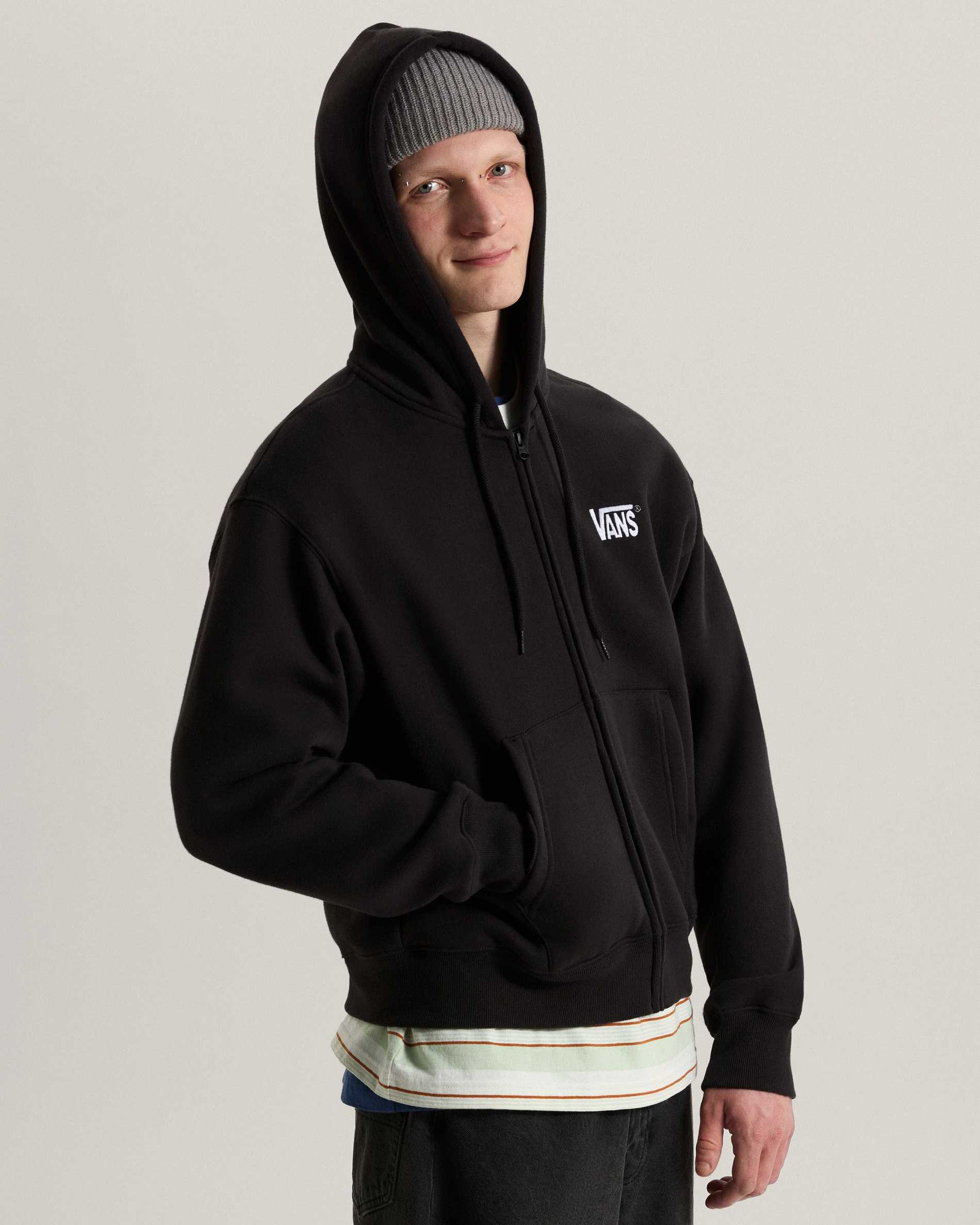 Resim STRETCH LOGO FERMUARLU SWEATSHIRT