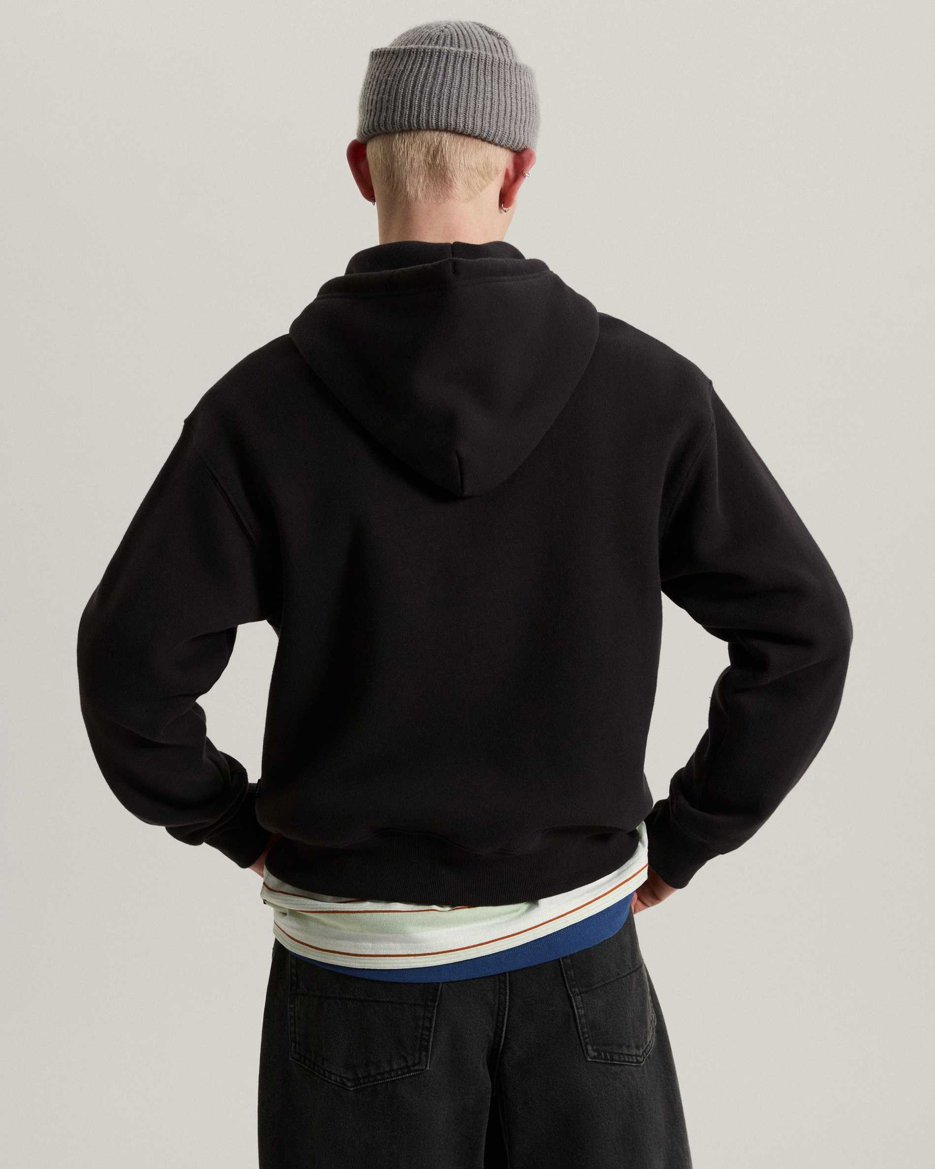 Resim STRETCH LOGO FERMUARLU SWEATSHIRT