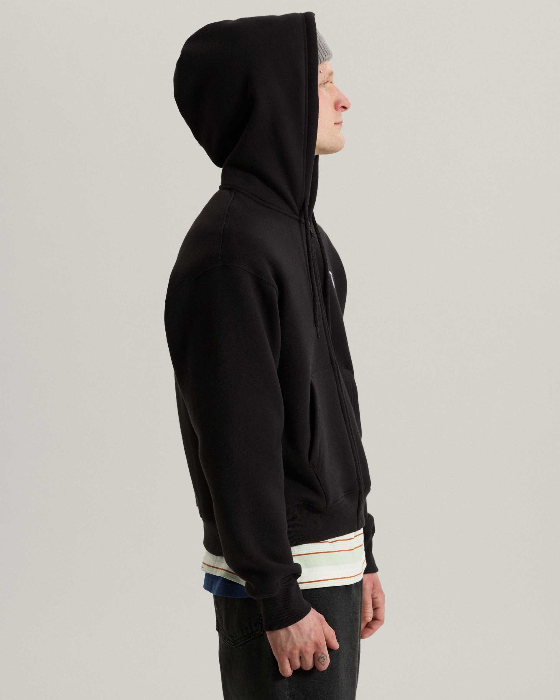 Resim STRETCH LOGO FERMUARLU SWEATSHIRT