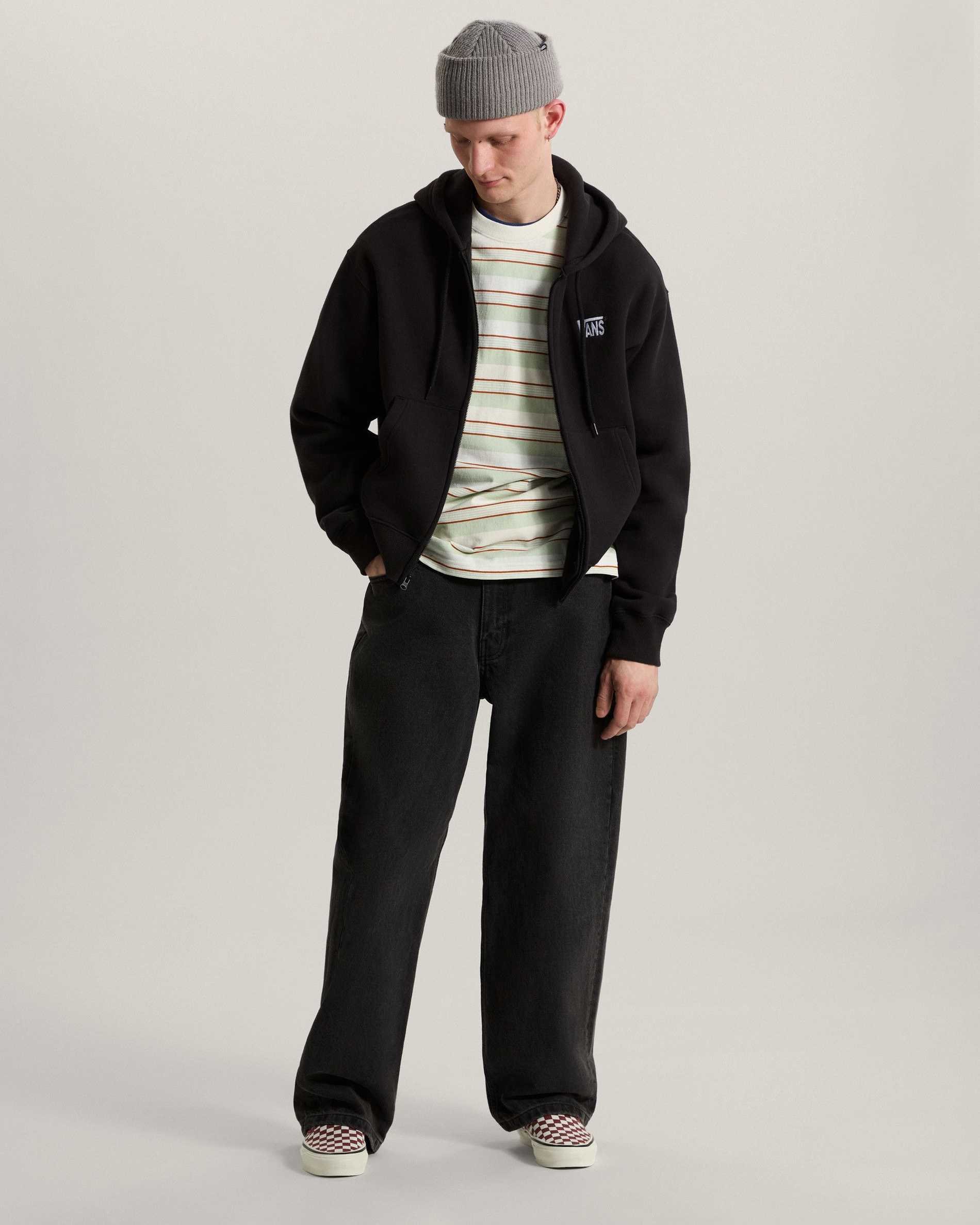 Resim STRETCH LOGO FERMUARLU SWEATSHIRT