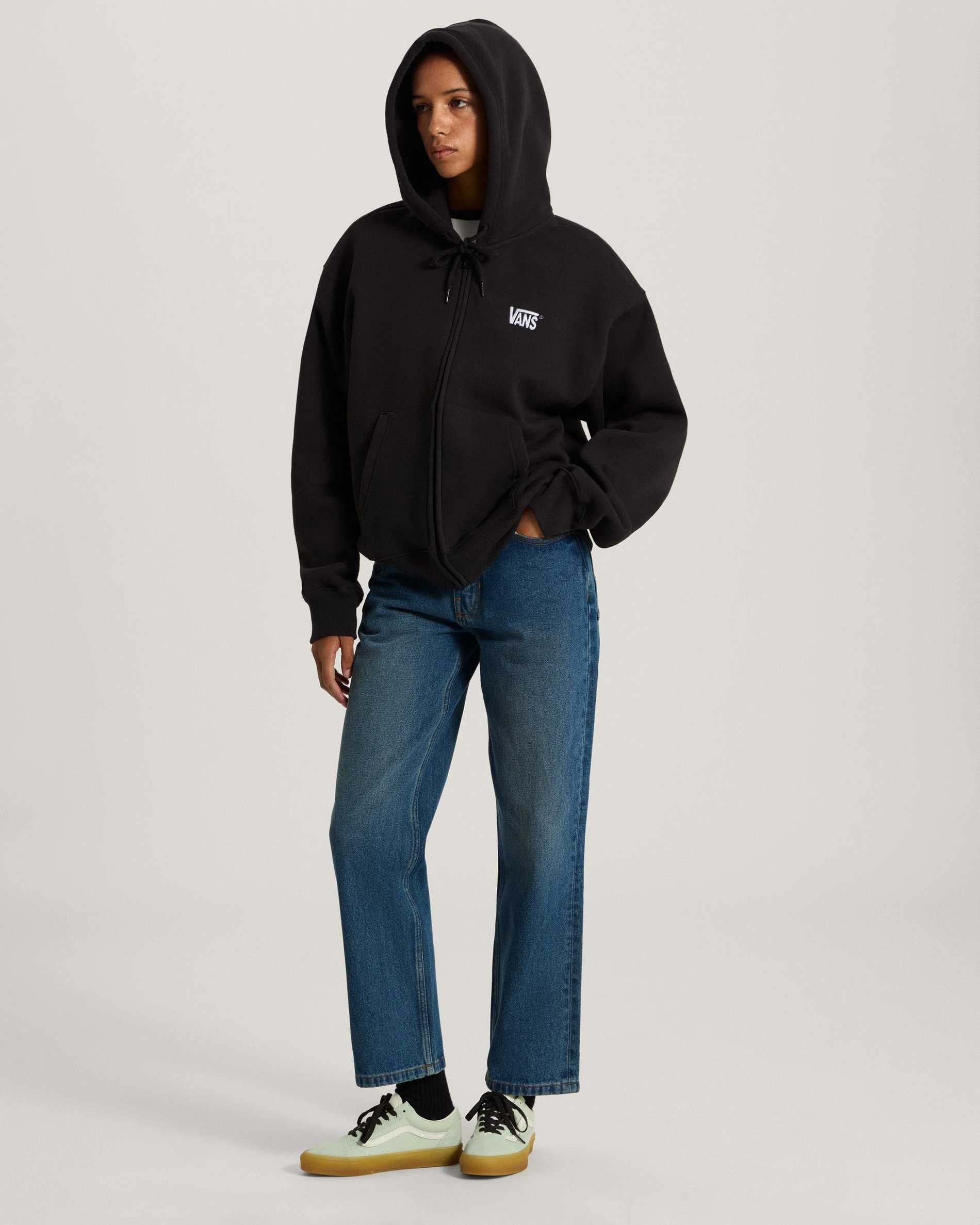 Resim STRETCH LOGO FERMUARLU SWEATSHIRT