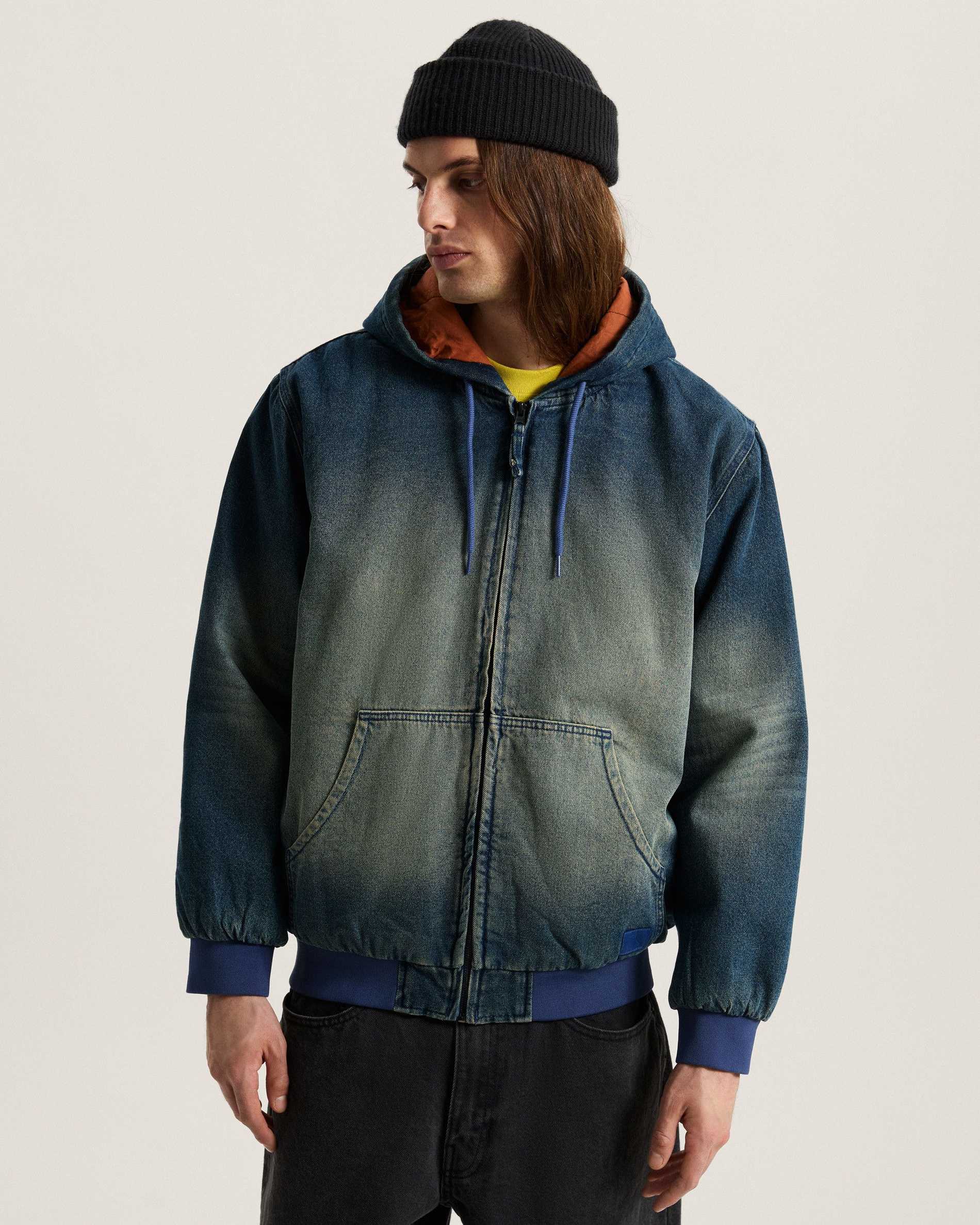 Resim ELI WORKWEAR DENIM FERMUARLI CEKET