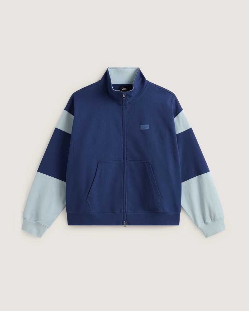 Resim RETRO SPORT MOCK NECK FERMUARLI SWEATSHIRT