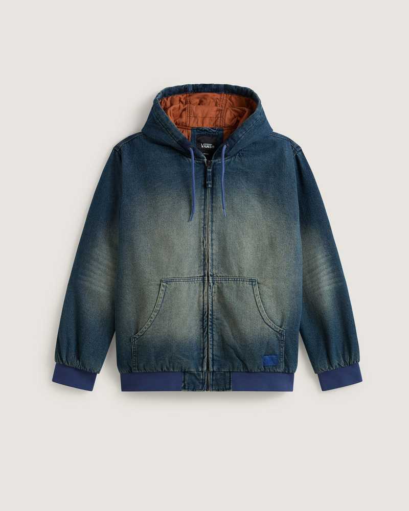 Resim ELI WORKWEAR DENIM FERMUARLI CEKET